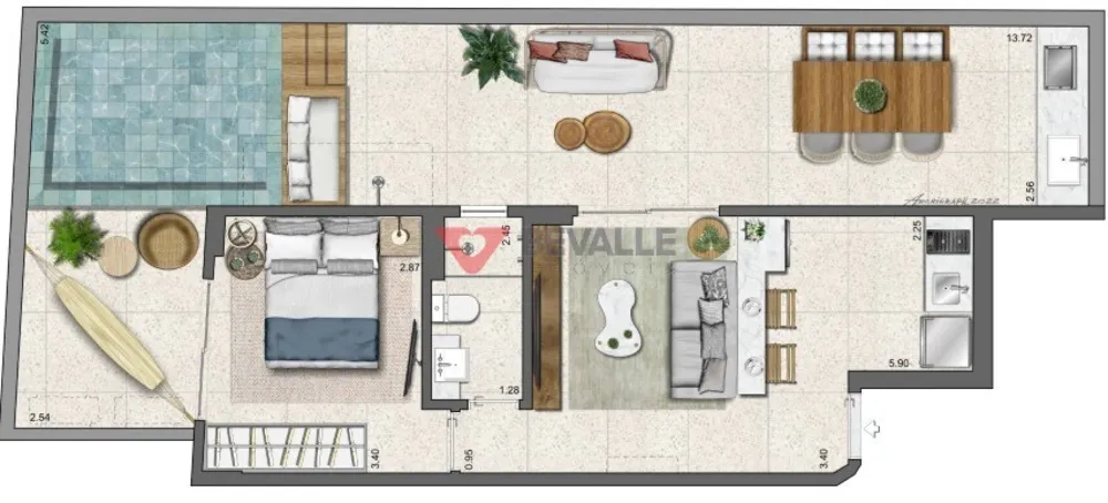 Apartamento, 2 quartos, 54 m² - Foto 11
