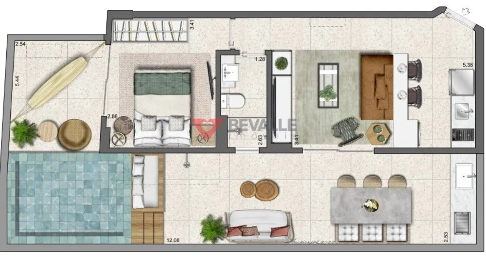 Apartamento, 2 quartos, 54 m² - Foto 10