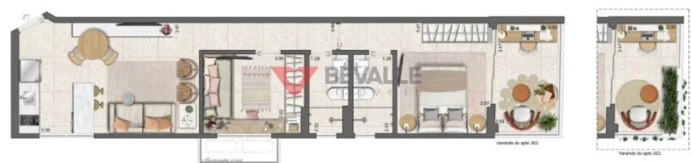 Apartamento, 2 quartos, 54 m² - Foto 15