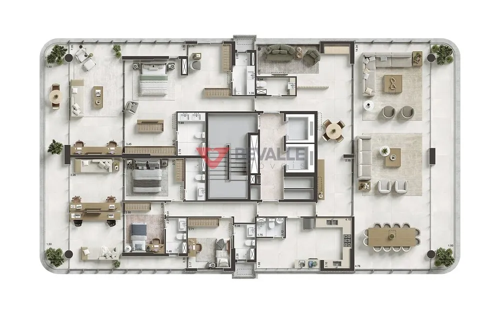 Apartamento, 3 quartos, 172 m² - Foto 11