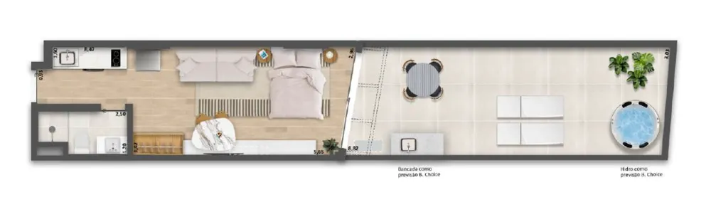Apartamento, 1 quarto, 65 m² - Foto 11