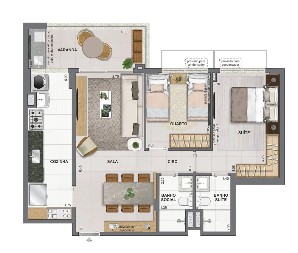 Apartamento, 4 quartos, 117 m² - Foto 10