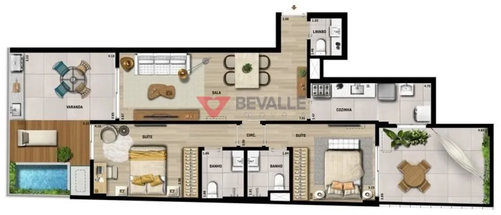 Apartamento, 3 quartos, 133 m² - Foto 10