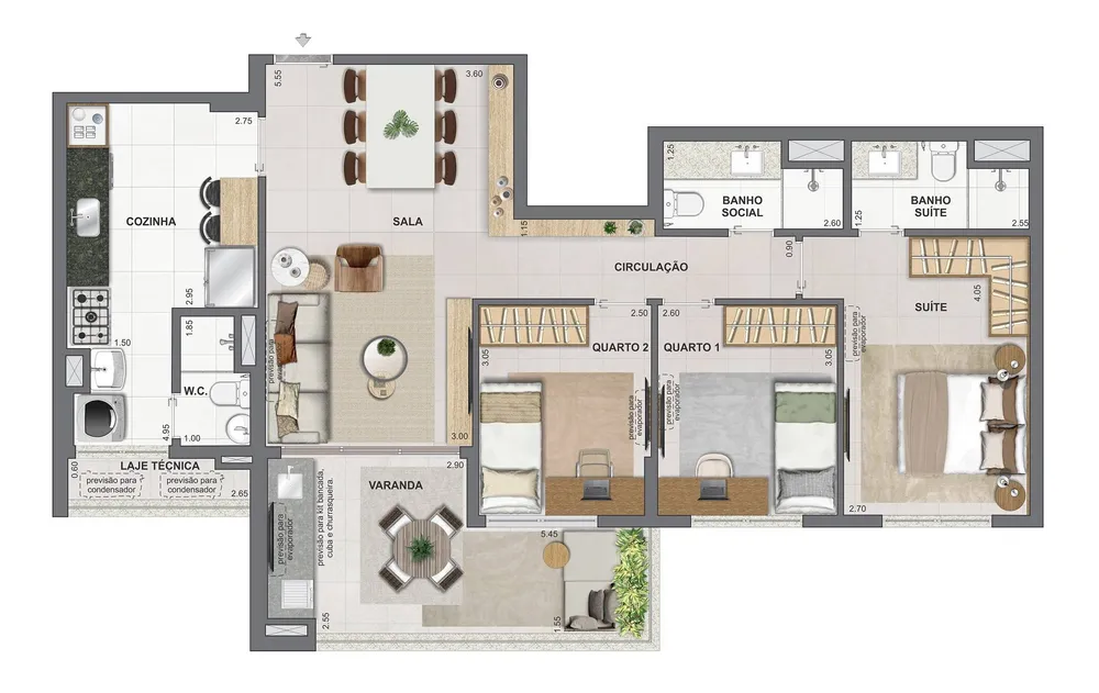 Apartamento, 2 quartos, 75 m² - Foto 18