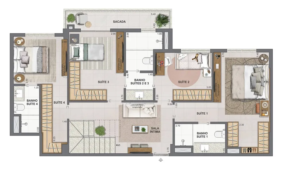 Apartamento, 2 quartos, 75 m² - Foto 41