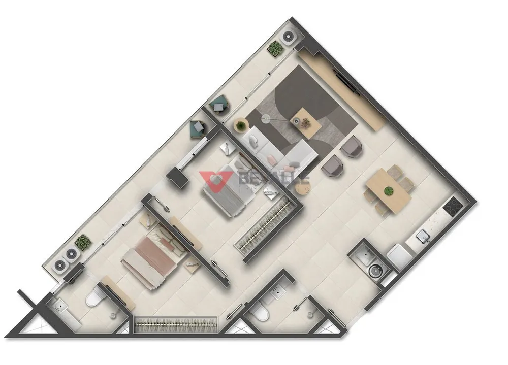 Apartamento, 1 quarto, 66 m² - Foto 54