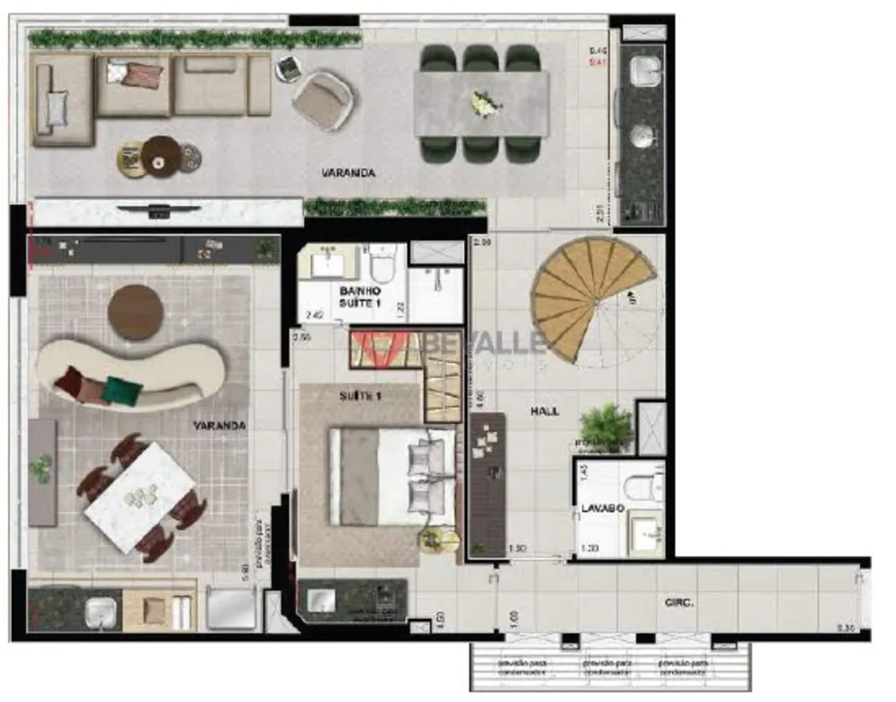 Cobertura, 2 quartos, 150 m² - Foto 24