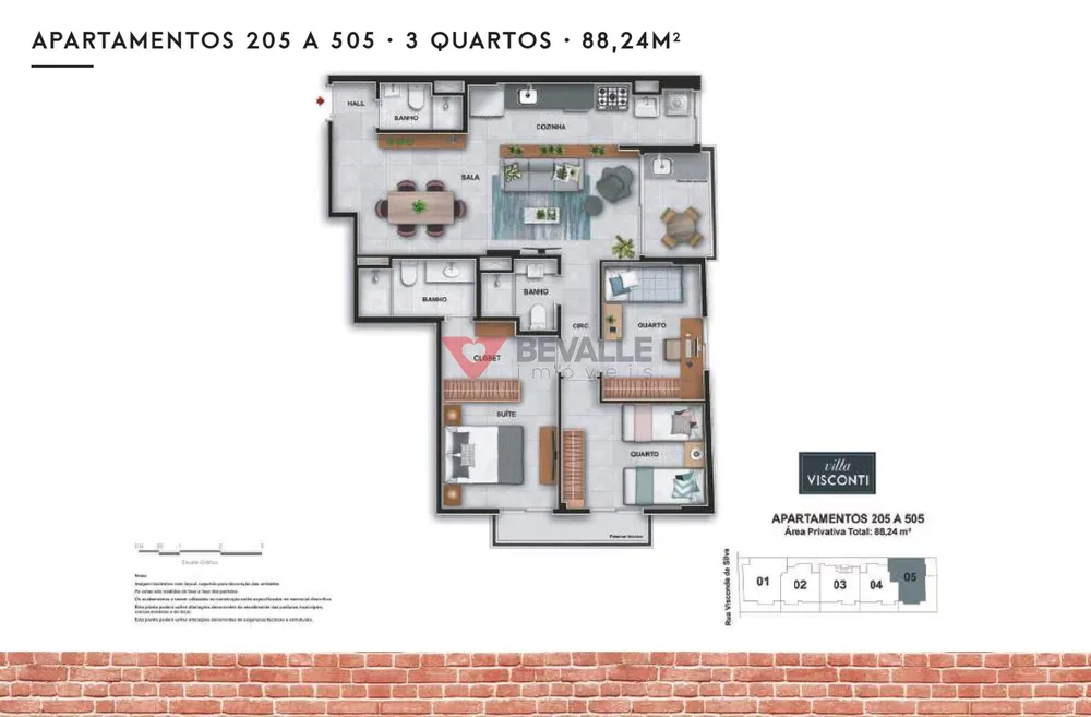 Apartamento, 3 quartos, 88 m² - Foto 13