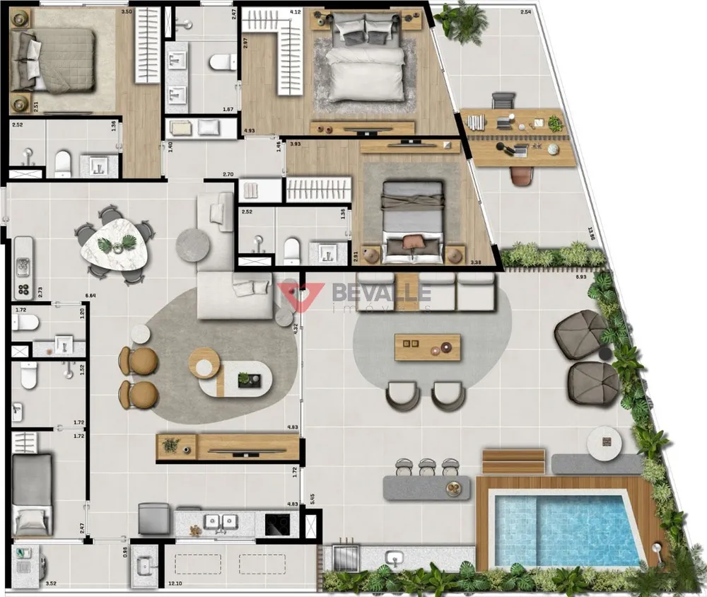 Apartamento, 3 quartos, 168 m² - Foto 16