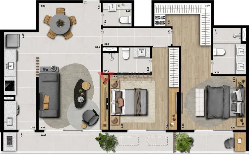 Apartamento, 3 quartos, 168 m² - Foto 7