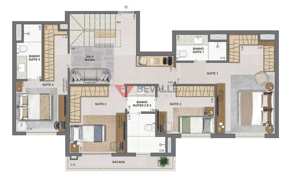 Apartamento, 1 quarto, 37 m² - Foto 37