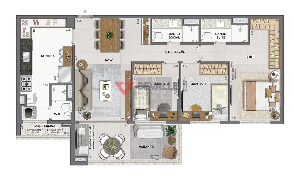 Apartamento, 1 quarto, 37 m² - Foto 23