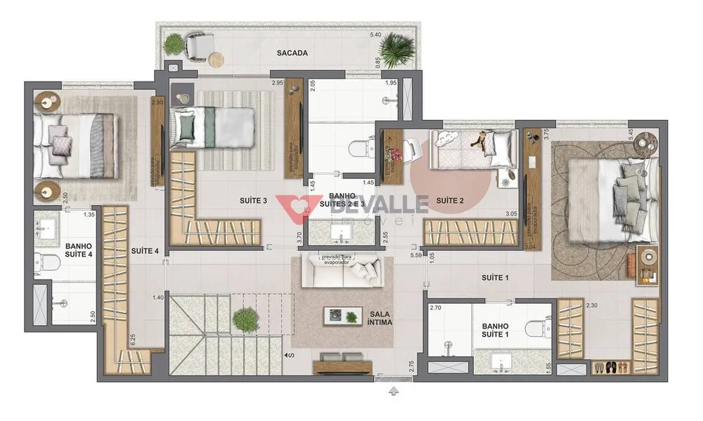Apartamento, 1 quarto, 37 m² - Foto 42