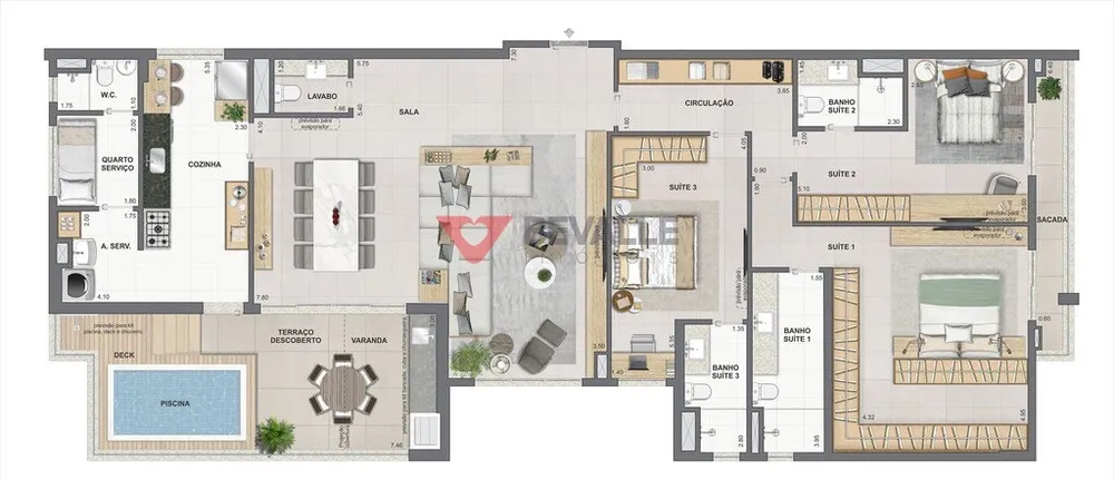 Apartamento, 1 quarto, 37 m² - Foto 36