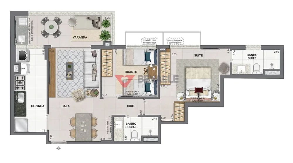 Apartamento, 1 quarto, 37 m² - Foto 7