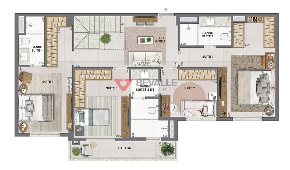 Apartamento, 1 quarto, 37 m² - Foto 46