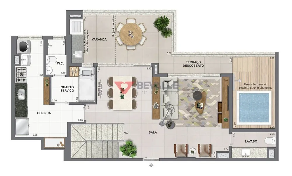 Apartamento, 1 quarto, 37 m² - Foto 44