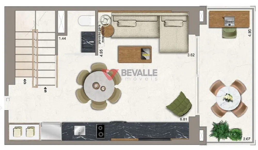 Apartamento, 1 quarto, 143 m² - Foto 15