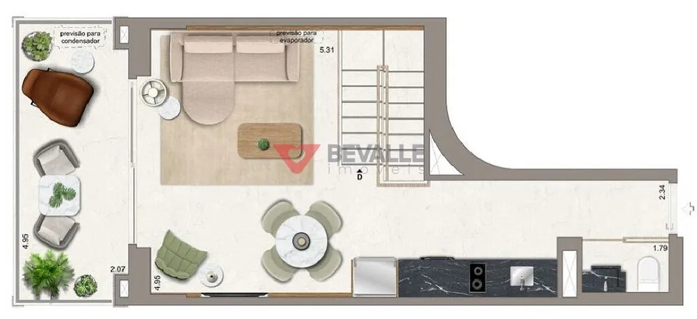 Apartamento, 1 quarto, 143 m² - Foto 11