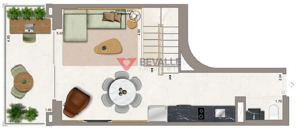Apartamento, 1 quarto, 143 m² - Foto 21