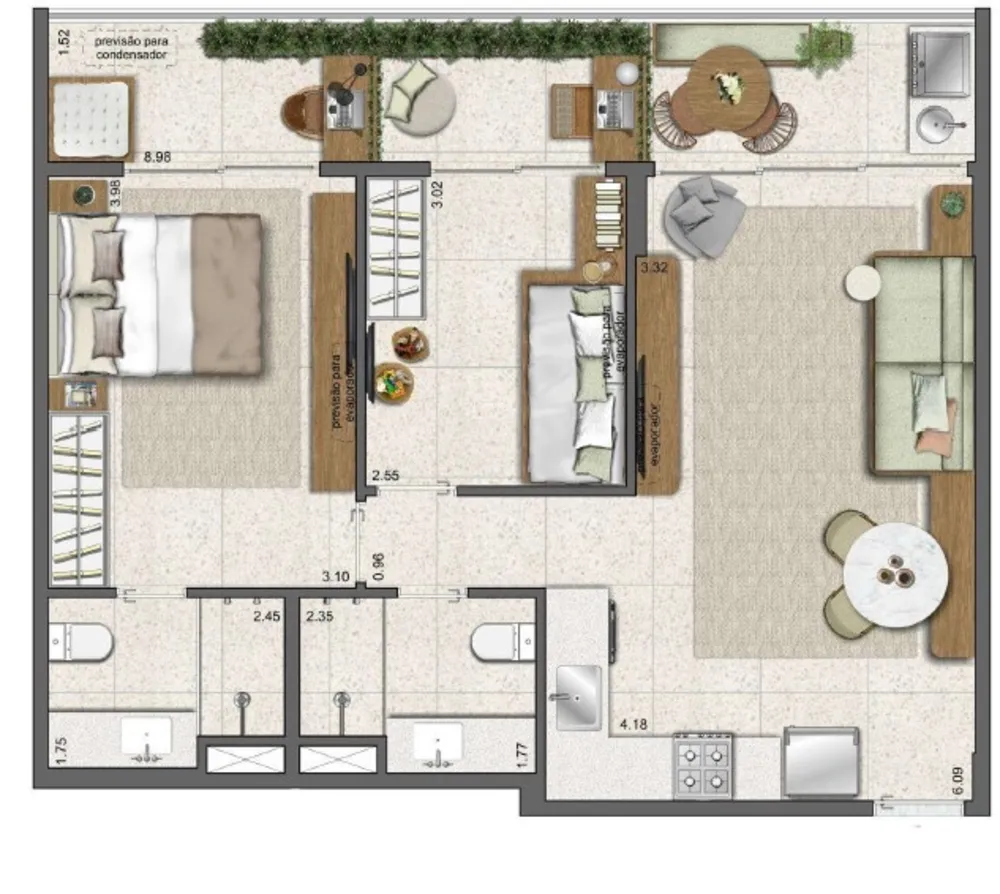 Apartamento, 3 quartos, 96 m² - Foto 12