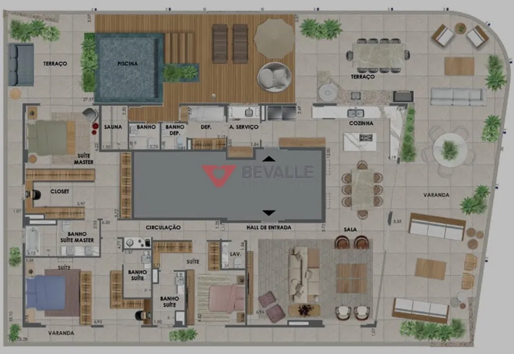 Apartamento, 4 quartos, 253 m² - Foto 16