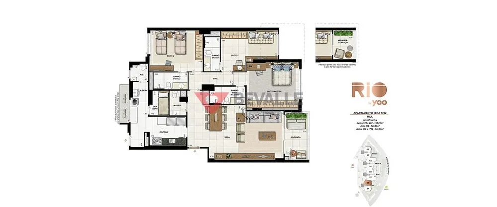 Apartamento, 3 quartos, 155 m² - Foto 20