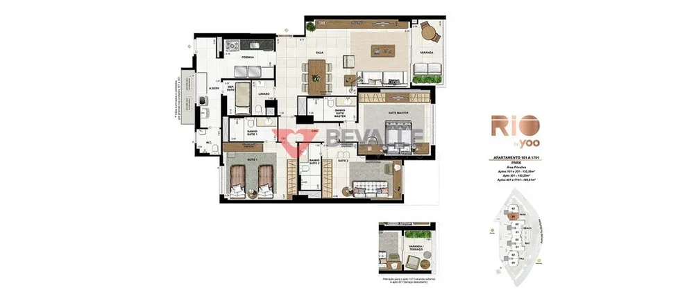 Apartamento, 3 quartos, 155 m² - Foto 24