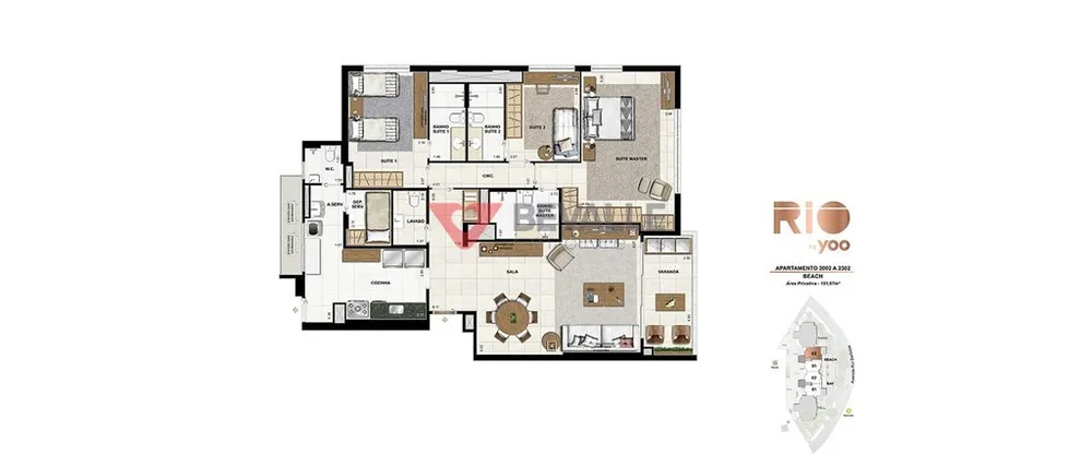 Apartamento, 3 quartos, 155 m² - Foto 15
