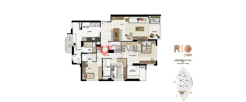 Apartamento, 3 quartos, 155 m² - Foto 10