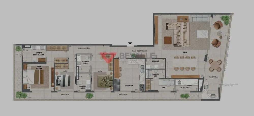 Apartamento, 4 quartos, 253 m² - Foto 12