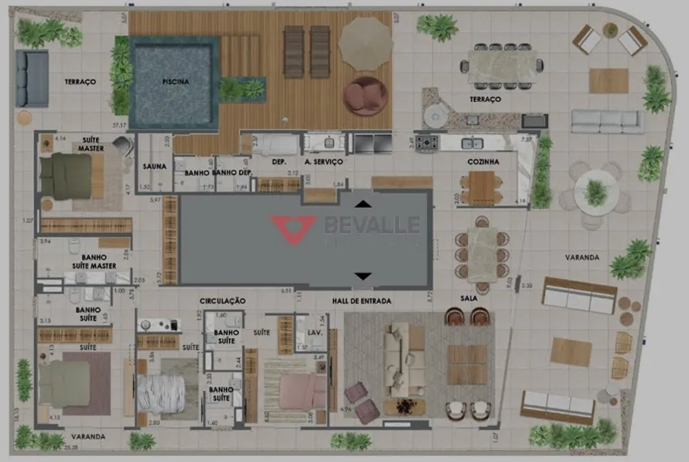 Apartamento, 4 quartos, 253 m² - Foto 14