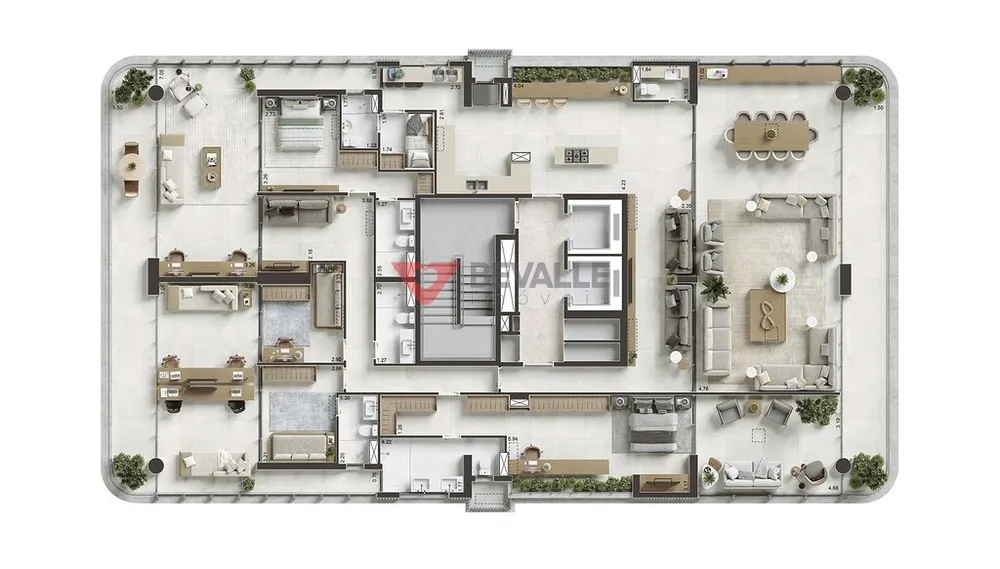 Cobertura, 4 quartos, 344 m² - Foto 9