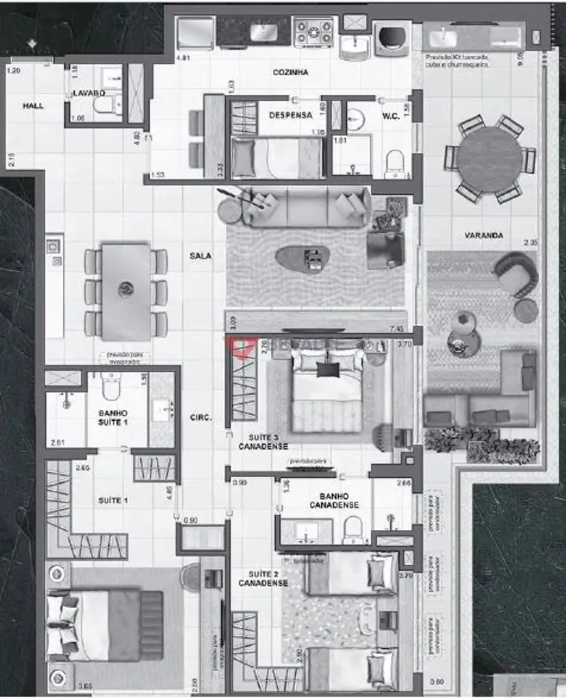 Apartamento, 2 quartos, 154 m² - Foto 14