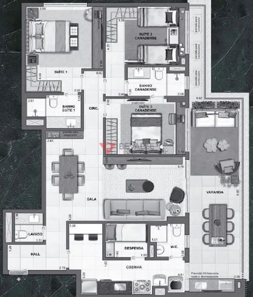 Apartamento, 3 quartos, 131 m² - Foto 13