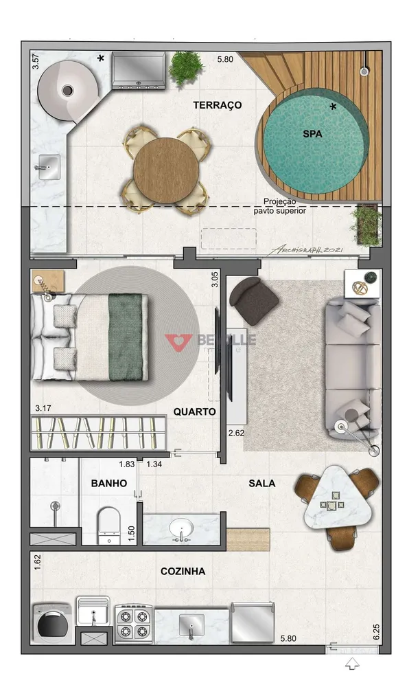 Cobertura, 2 quartos, 104 m² - Foto 13