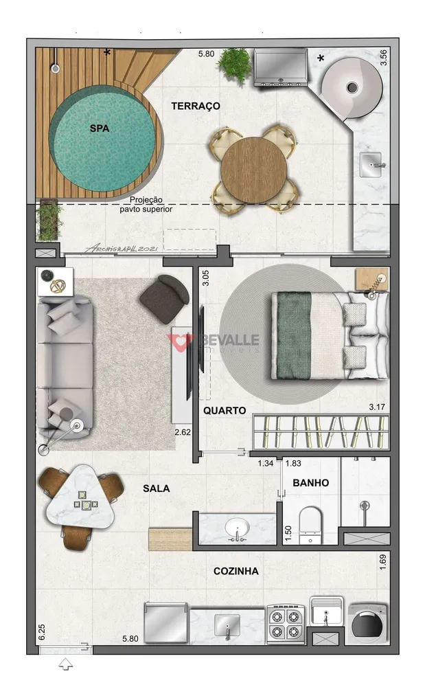 Cobertura, 2 quartos, 104 m² - Foto 16