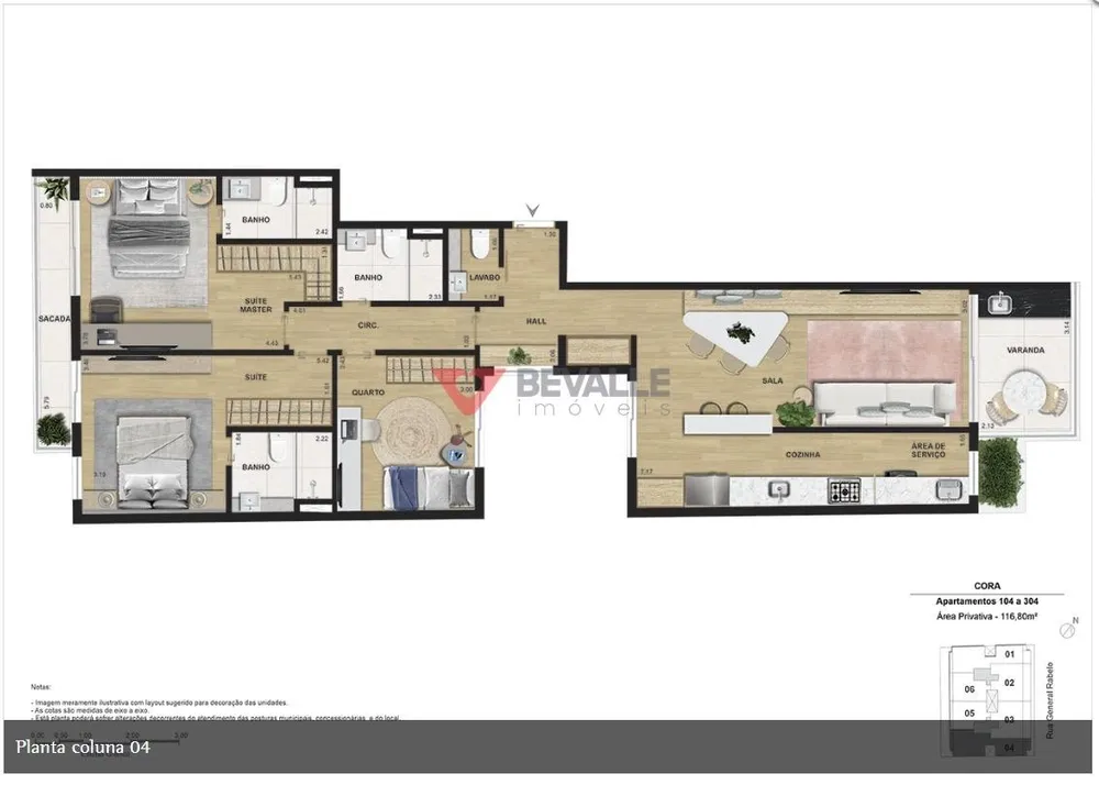 Apartamento, 3 quartos, 116 m² - Foto 4