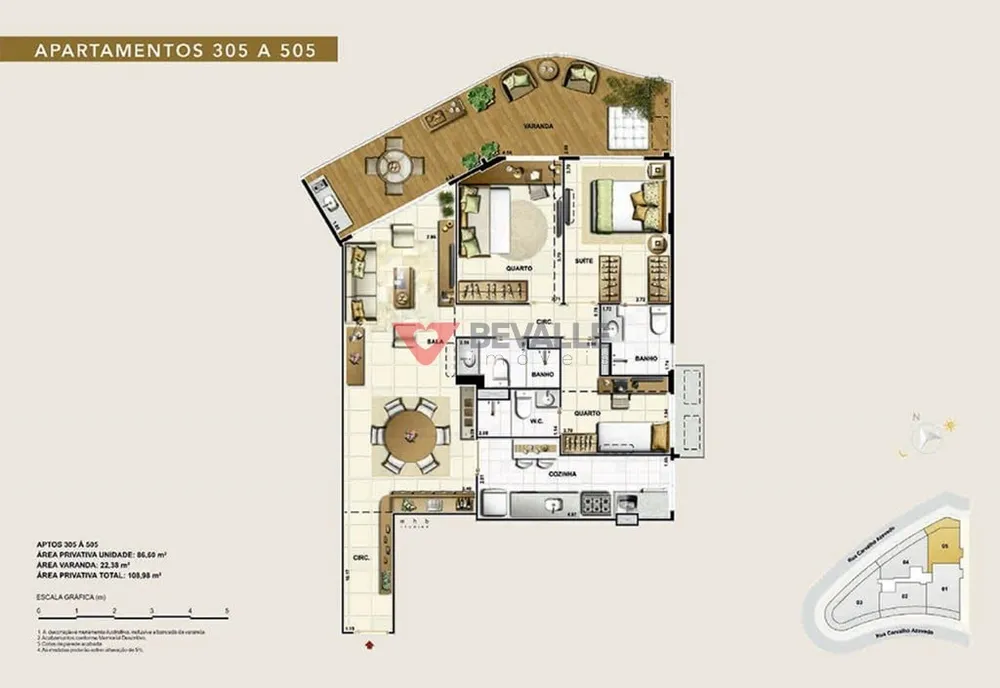 Apartamento, 3 quartos, 165 m² - Foto 3