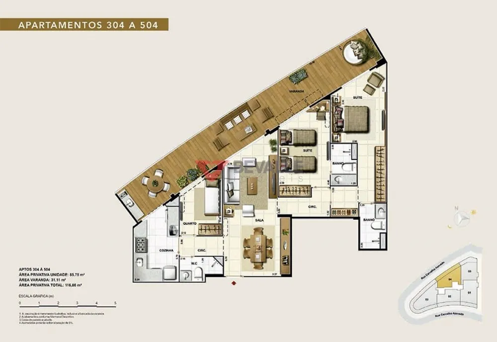 Apartamento, 3 quartos, 165 m² - Foto 6