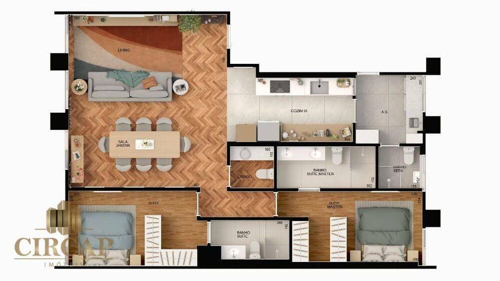 Apartamento, 2 quartos, 115 m² - Foto 4
