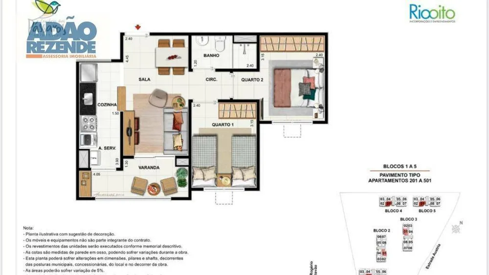 Apartamento, 2 quartos, 49 m² - Foto 24