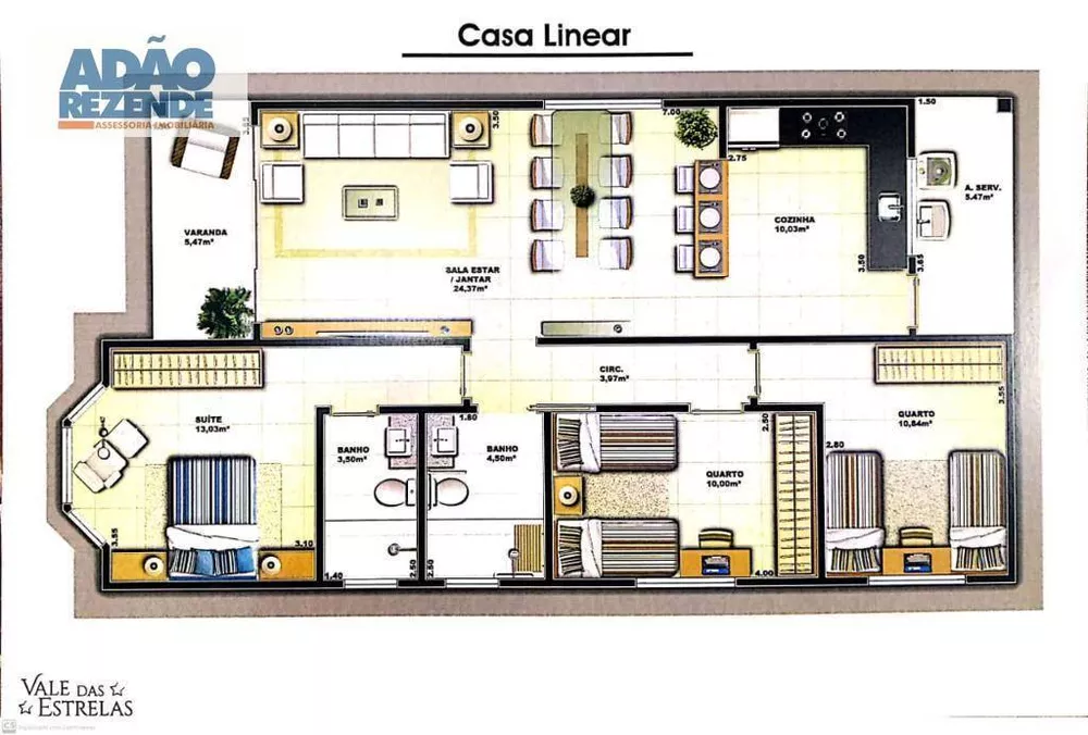 Casa de Condomínio, 3 quartos - Foto 6