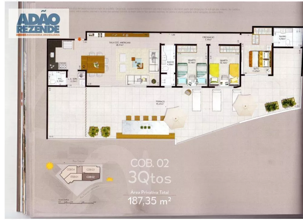 Cobertura, 3 quartos, 188 m² - Foto 55
