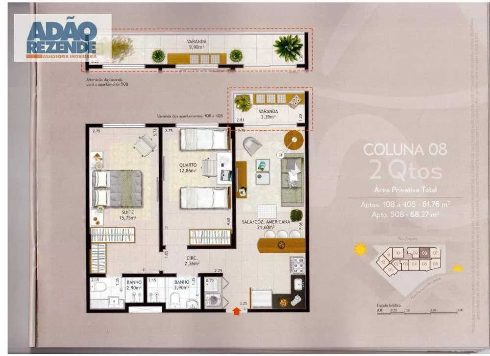 Cobertura, 3 quartos, 188 m² - Foto 16