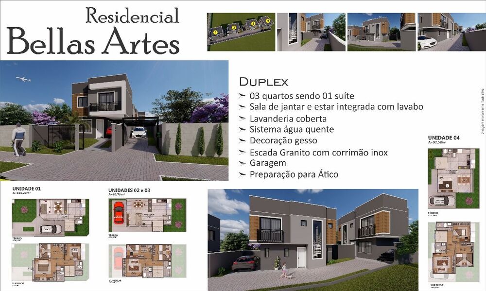 Sobrado à venda com 3 quartos, 105M2 - Foto 1