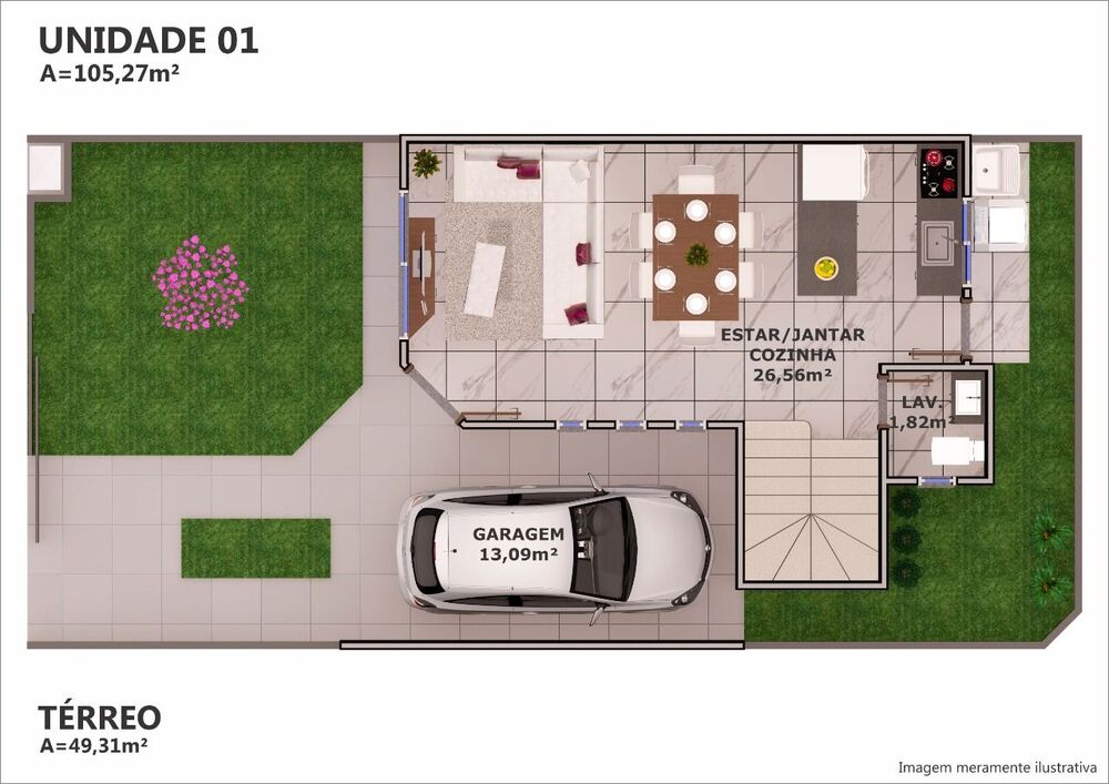 Sobrado à venda com 3 quartos, 105M2 - Foto 3