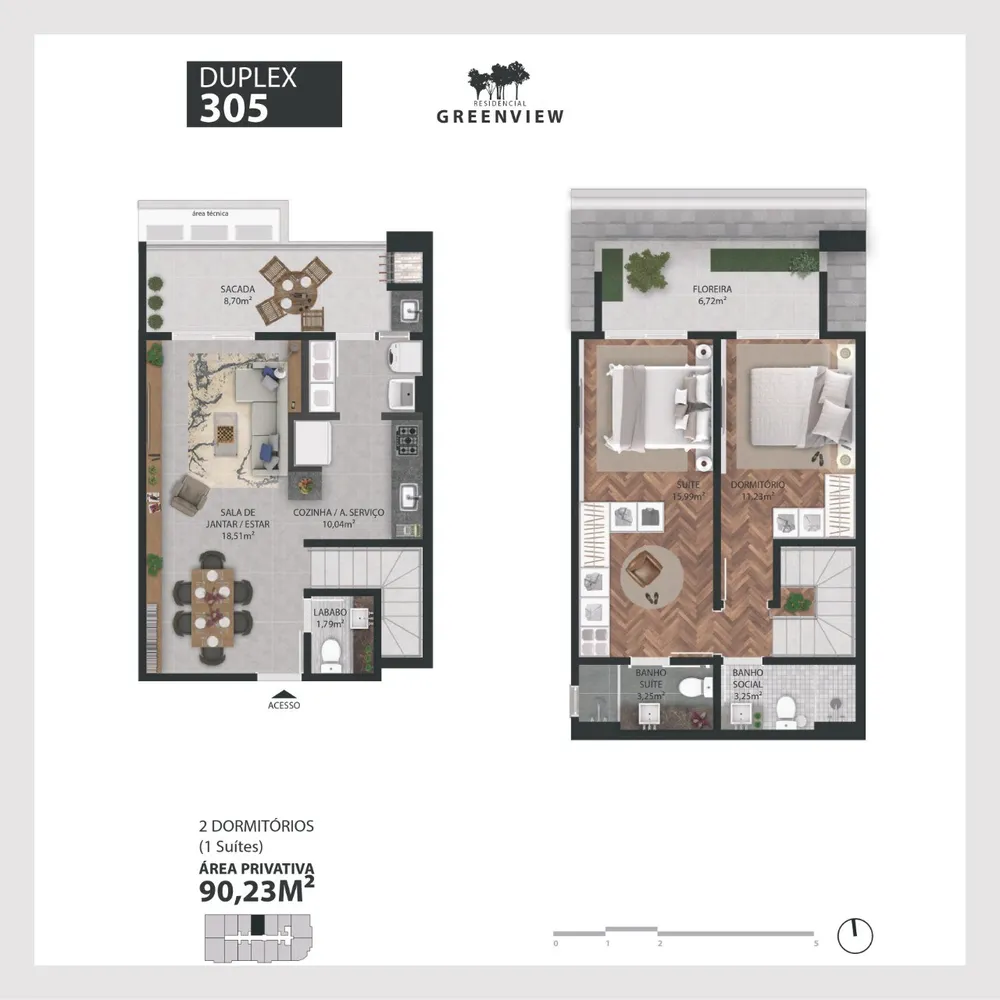 Apartamento, 2 quartos, 90 m² - Foto 11