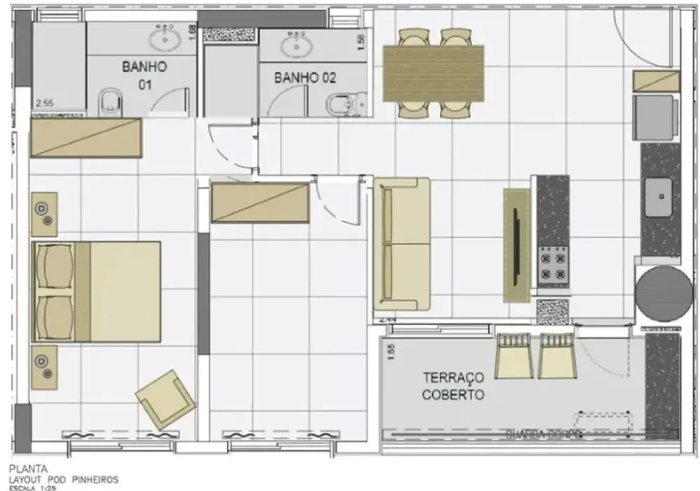 Apartamento, 2 quartos, 74 m² - Foto 13