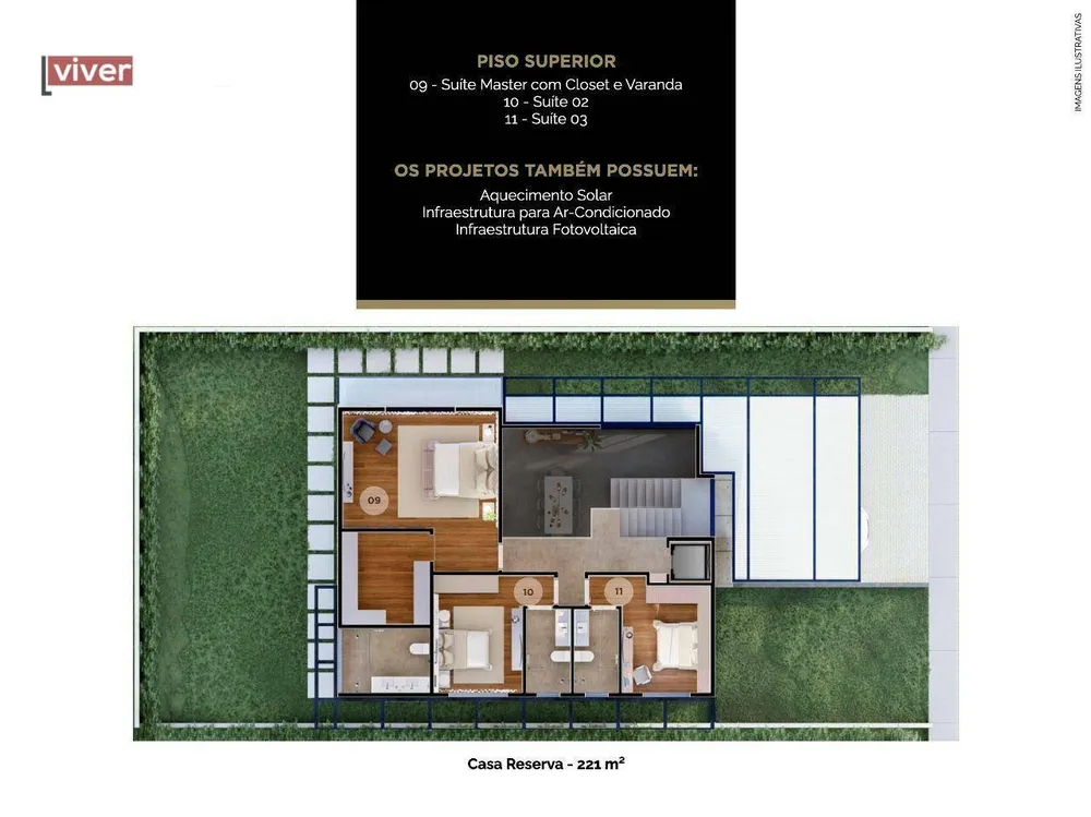 Casa de Condomínio, 3 quartos - Foto 6